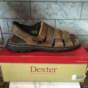 Dexter Men's Size 14M Leather Fishermans Sandals